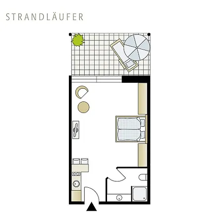 Apartament Strandlaeufer 116 *